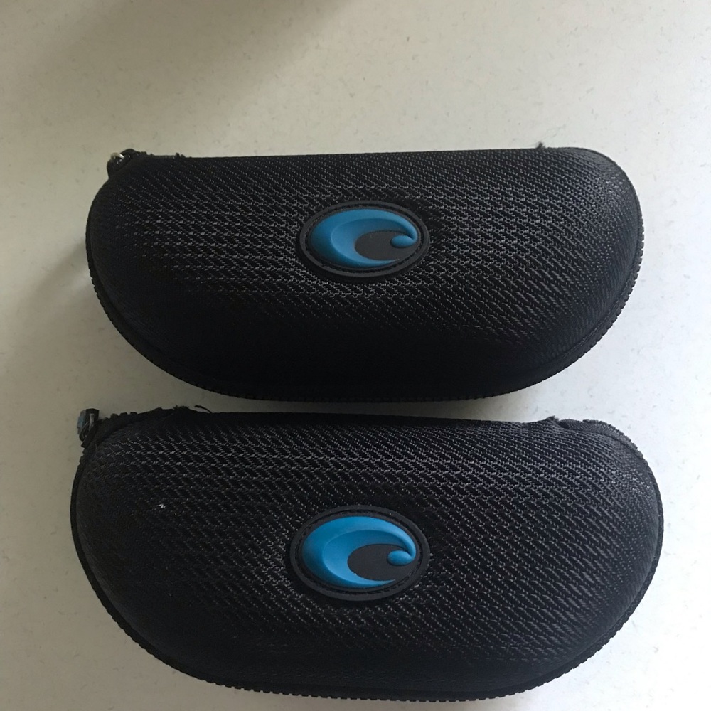 Two Costa Sunglasses Cases